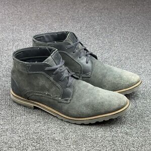 Reserved Footwear The Union RF140 Gray Suede Chukka Boots Men's Size 13